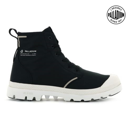 Palladium Pampa Lite+ Recycle WP+ Women's Boots Black | UK B728-DIB